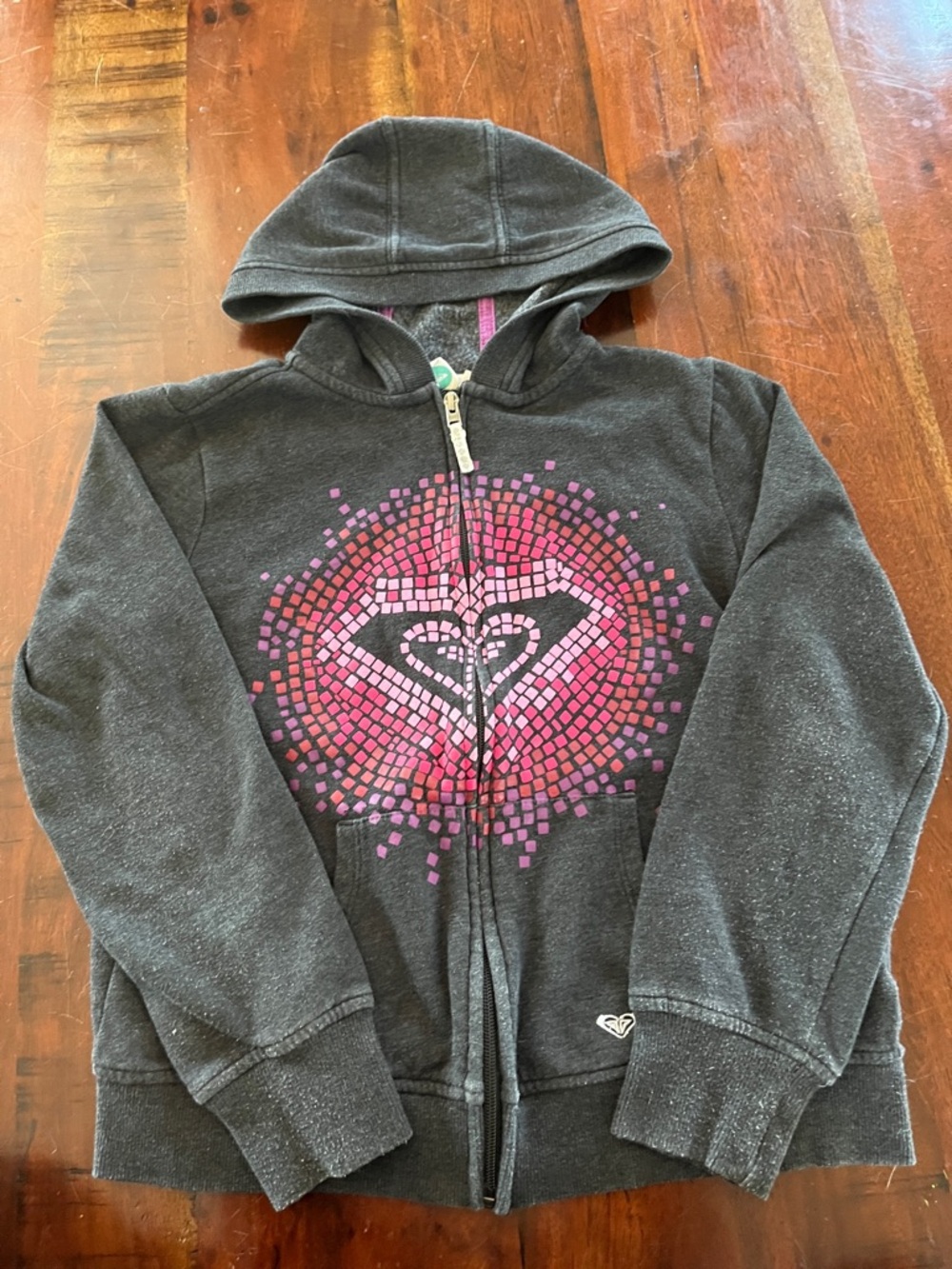 Grey Roxy zip up